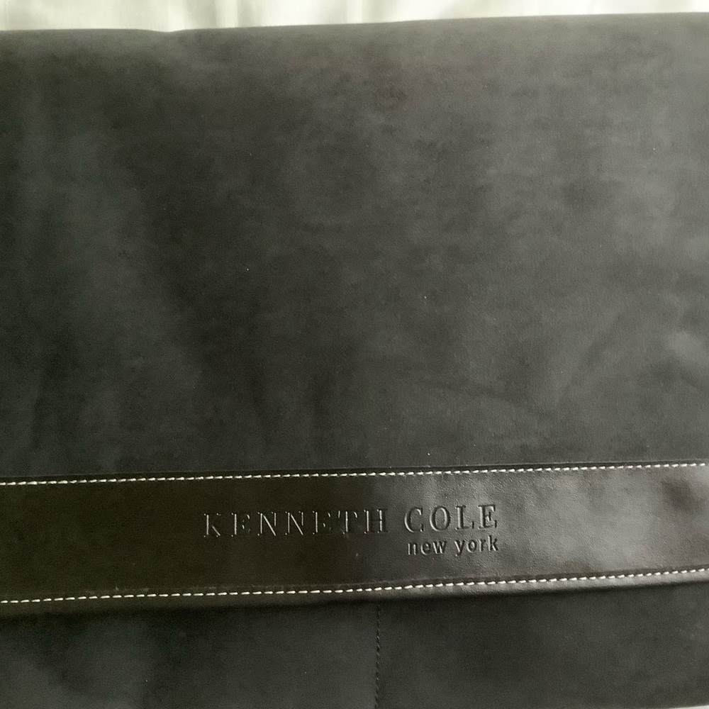 Kenneth Cole New York Dark Gray Messenger Bag